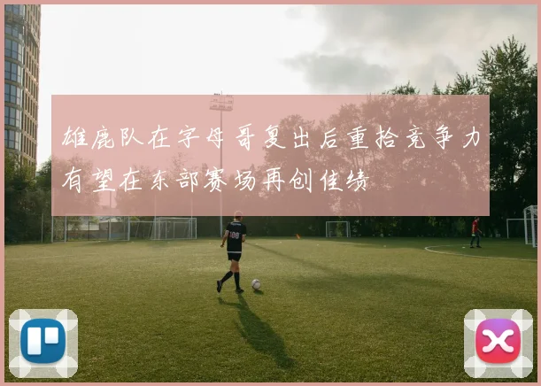 雄鹿队在字母哥复出后重拾竞争力有望在东部赛场再创佳绩